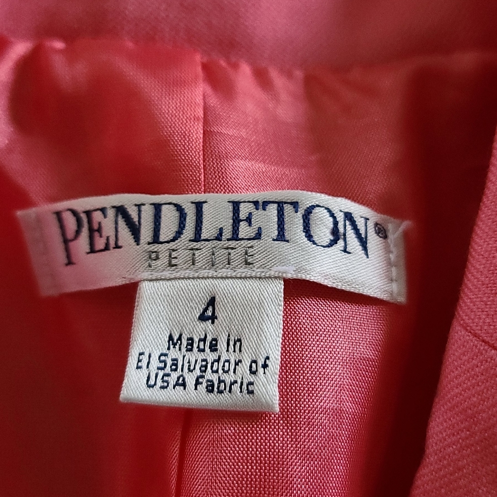 Pendleton Wool Blazer Size 4p - image 5
